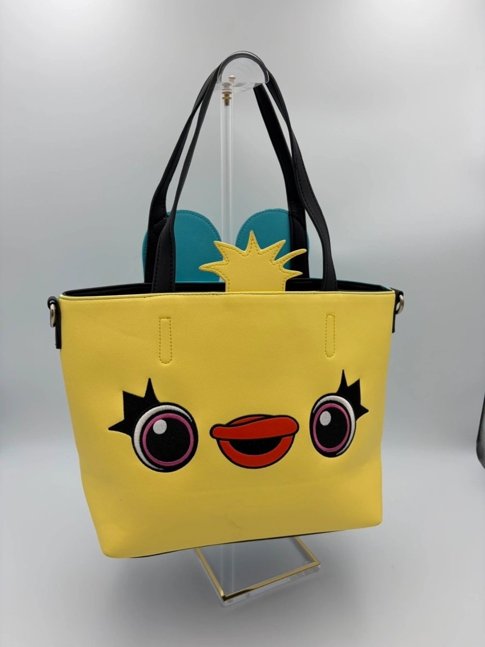 Official Disney Pixar x Loungefly Toy Story 4 Ducky & Bunny Double-Sided Tote